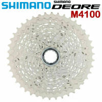 Shimano DEOREรุ่นใหม่M4100เทปคาสเซ็ต10ความเร็วFreewheelจักรยานเสือภูเขาMTB 10ความเร็ว11-42ครั้ง11-46ครั้งเทปชิ้นส่วนจักรยาน