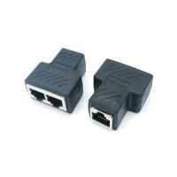 สายเคเบิล Lan Ethernet เครือข่าย1ถึง2วิธี Rj45ปลั๊กต่ออะแดปเตอร์ตัวเชื่อมต่อตัวแยกตัวเมียคอนดักเตอร์ทองแดงออกซิเจนฟรี