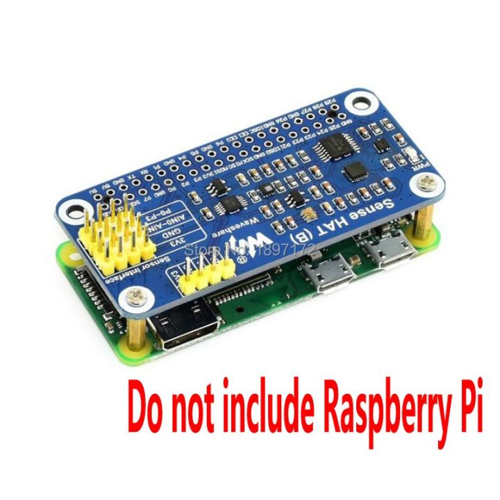 2023-hot-fuchijin77-ราสเบอร์รี่-pi-เซ็นเซอร์หมวกวัดความเร่ง-magnetometer-ความชื้นและอุณหภูมิโฆษณาในหนึ่งเดียว