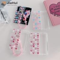 JieHui สำหรับ Samsung พร้อม Fold5/พร้อม Fold4/พร้อมเคสโทรศัพท์แฟชั่น Graffiti Love Fold3