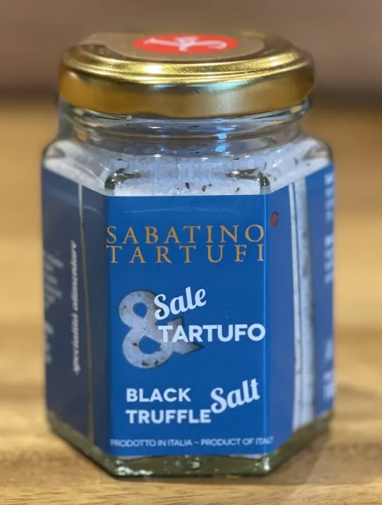 Sabatino Tartufi Black Truffle Salt, Garam Truffle Hitam{Kosher}, 意大利黑松露盐 100g Italy [Exp Oct