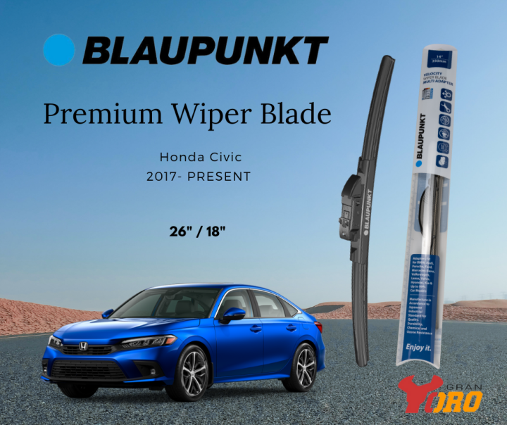 Blaupunkt Premium Wiper for Honda Civic 26'18' Lazada PH