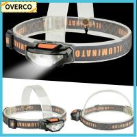 OVERCO การปีนเขา กิจกรรมกลางแจ้งกลางแจ้ง ไฟสำหรับทำงาน ไฟหน้า cob-LED ไฟหน้าแสงที่แข็งแกร่ง โคมไฟตกปลาสว่างมาก ไฟฉายคาดหัวระยะไกล