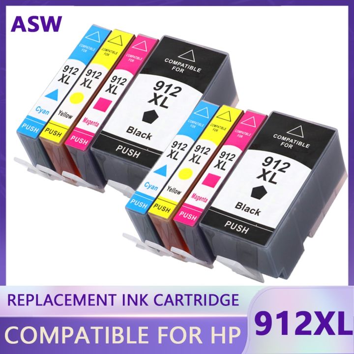 For HP 912XL Ink Cartridge For HP 912 Officejet Pro8010 8012 8013 8014 ...