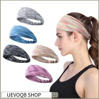 UEVOQB SHOP ไม่ลื่นหลุด กีฬา headbands ยืดได้ยืดหยุ่น อีลาสติก แถบกันเหงื่อ อุปกรณ์เสริมผมฟิตเนส ป้องกันเหงื่อเหงื่อ วงผมกว้าง โยคะเล่นโยคะ