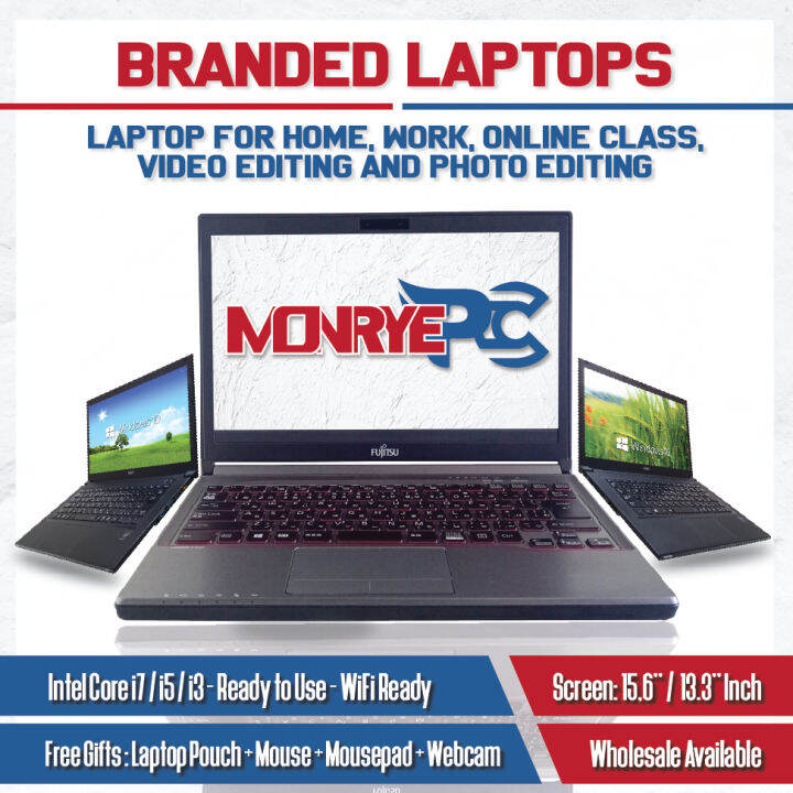 Branded Laptops i7/i5/i3 16GB/8GB/4GB RAM 500GB/240GB/120GB SSD 500GB