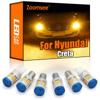 Zoomsee Canbus สำหรับ Hyundai Creta 2015-2020ไม่มีไฮเปอร์แฟลชข้อผิดพลาดรถยนต์ LED ด้านหน้าด้านหลังเลี้ยวไฟแสดงสถานะหลอดไฟ PY21W W21W