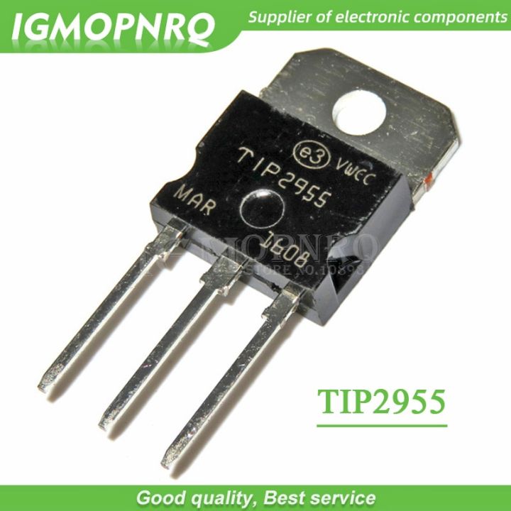 5pcs/lot TIP2955 PNP TO 218 transistor channel 15A60V original authentic