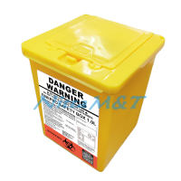 Medical Waste Disposal Container 1.0L, Sharps Container, Safety Box, Needle Disposal Container ภาชนะกำจัดขยะทางการแพทย์ คอนเทนเนอร์สำหรับทิ้งใบมีดและเข็มฉีดยา 1.0 ลิตร