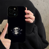 เคสโทรศัพท์ลายแพนด้าสำหรับ iPhone 14/13/12/11 Pro Max 12 13 Mini 6 6S 7 8 Plus X XR XS Max เคสหลังนิ่มกันกระแทกแฟชั่นที่สร้างสรรค์ฝาครอบโทรศัพท์พร้อมเลนส์กล้องคลุมทั้งหมดฝาครอบป้องกัน