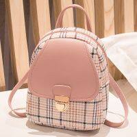 Mini Backpack Crossbody Bag For Teenage Girl Plaid Women Shoulder Phone Purse Korean Style New Trendy Female 2023