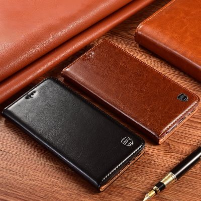 Crazy Horse Genuine Leather Phone Case For XiaoMi Redmi 5 6 7 8 9 5A 6A 7A 8A 9i 9C 9A 9T 9AT Magnetic Flip Cover