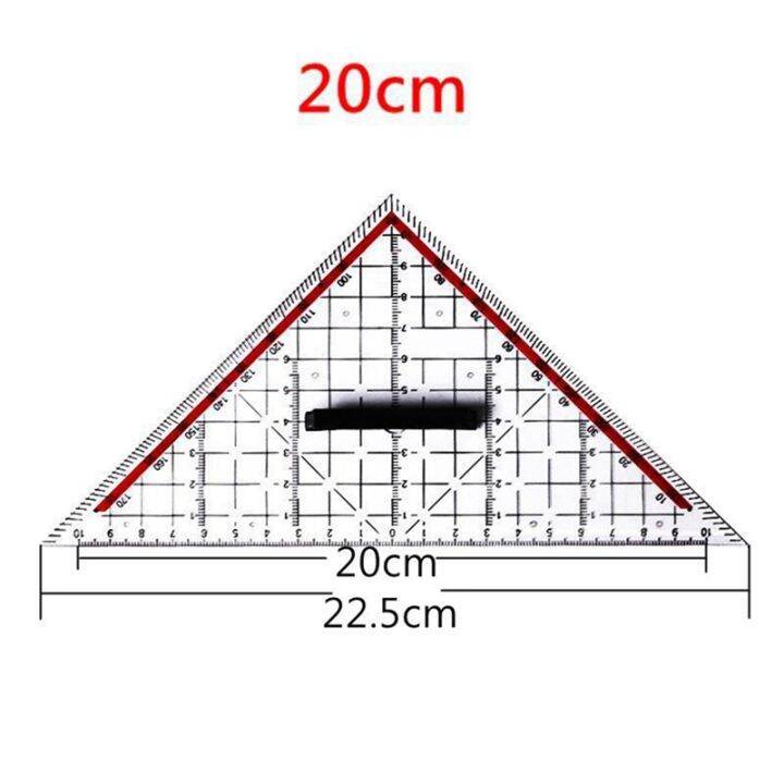 drawing-triangle-ruler-multi-function-drawing-design-ruler-with-handle-protractor-measurement-ruler-stationery