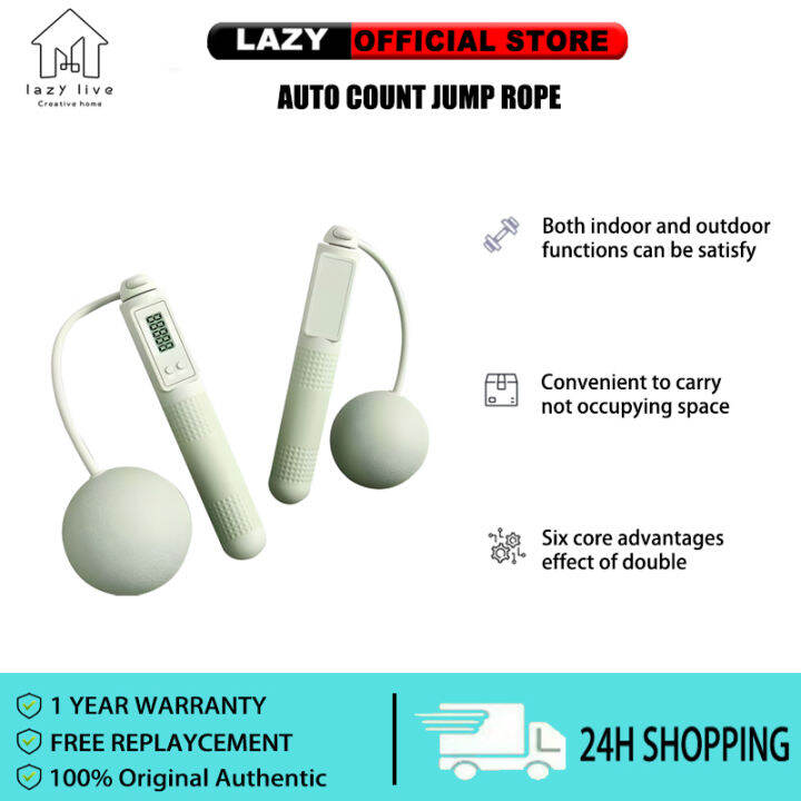Lazy life Jumping Rope for Exercise Ropeless Cordless Smart Skipping