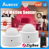 AUBESS Tuya Smart Home ZigBee PIR Motion Presence Sensor Mini Infrared Human Body Movement Detector Automation Residential