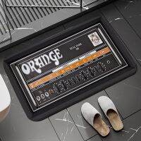 Welcome Doormats Orange Amps Kitchen Carpets Floor Mat Entrance Absorbent Linving Room Bathroom Mats Room Non Slip Prayer Rug