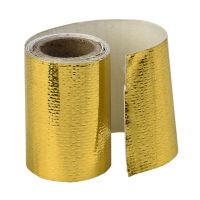 Thermal Heat Shield Wrap Tape Universal Waterproof 1 Roll Car Exhaust Exhaust Tape Foil Tape GMJJ3946 Air Intake GoldAdhesives Tape