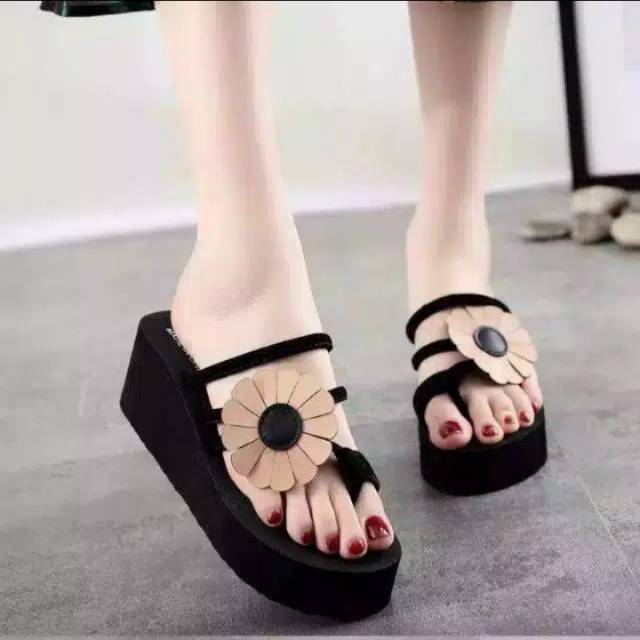 Lazada sandal 2025 wanita wedges