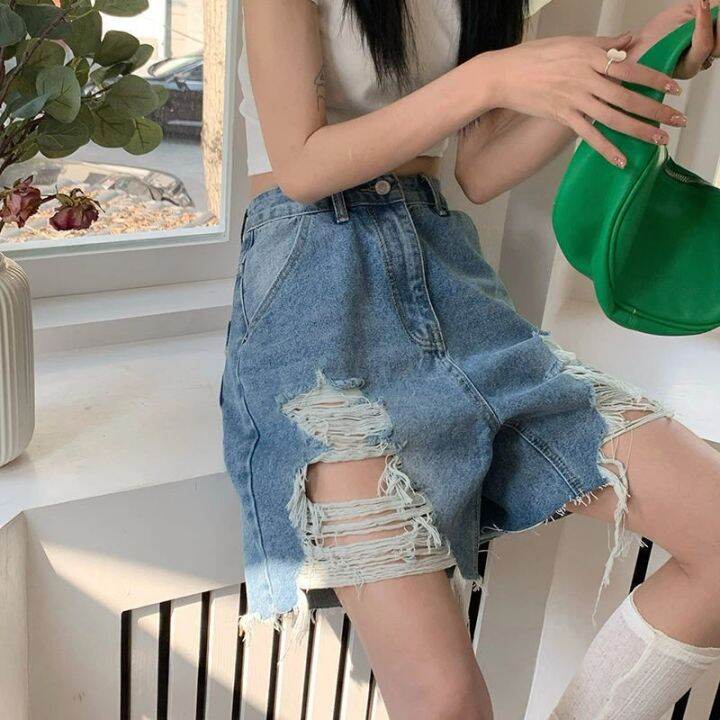 mexzt-s-5xl-denim-shorts-women-high-waist-hole-jeans-shorts-summer-streetwear-korean-vintage-distressed-wide-leg-short-pants-new