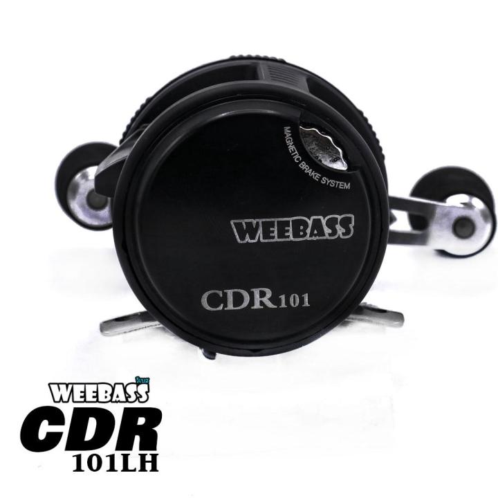 อุปกรณ์ตกปลา-weebass-รอก-รุ่น-cdr-101-หมุนซ้าย-รอกตกปลา-รอกเบททรงกลม