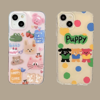 เคสสำหรับ OPPO A96 A76 A16 A15 A57 A54 A5S A3S A95 A55 A7 A54S A5 A9 A31 4F A74 A53 A33 A12 A1K A16E A16K Reno 7 5 4 5K 5F 5K 4 5 06 Lite a15S A52 A11K A92 A35 A11 A93 A32 A72 A94 A53S F19 F17 21 PRO A16S A77 A57S A57E ลูกสุนัขน่ารัก