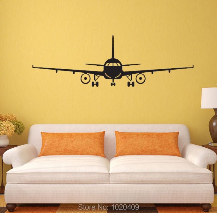 aircraft-take-off-airport-wall-sticker-decal-adults-decorative-pvc-wallpaper-children-room-4028