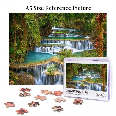 The Cascade Wooden Jigsaw Puzzle 500 Pieces Educational Toy Painting Art Decor Decompression toys 500pcs