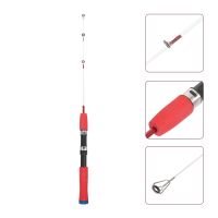 Baitcasting Reels Fishing Pole Pocket Tools Ice Fish Rod Retractable Cord Reel Ice Rod Combo Portable Ice Fishing Rod