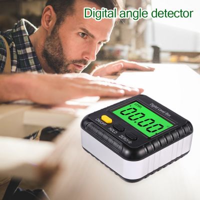 Mini Magnetic Digital Inclinometer Level Box Angle Meter Base Finder Small Electronic Protractor Angle Gauge Measuring Tool