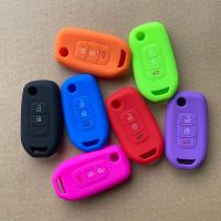 huawe Silicone Car Key Case 3 Button Folding Remote Control Cover For Renault Megane III Dacia Logan 2 Duster Kadjar Captur Symbol FSK