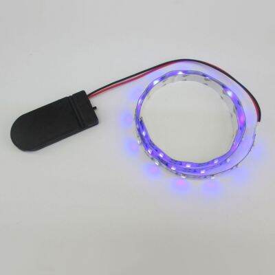 CW DC3V 0.5m 1m 2mStrip2835 SMDBattery Powered FlexTape WaterproofDecoration 8mm/5mm PCB