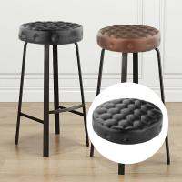 CUTICATE Barstool Cushions รอบหนัง PU หนักล้างทำความสะอาดได้สำหรับร้านเสริมสวย