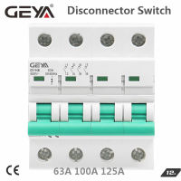 GEYA GYH8 Din Rail 4 Pole Isolating switch 400V Main Switch 63A 100A 125A Isolator Breaker-Daoqiao