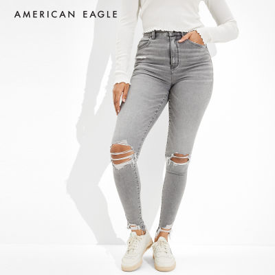 American Eagle Ne(x)t Level Ripped Curvy Highest Waist Jegging กางเกง ยีนส์ ผู้หญิง เคิร์ฟวี่ เจ็กกิ้ง เอวสูง (WJS WCU 043-3539-007)