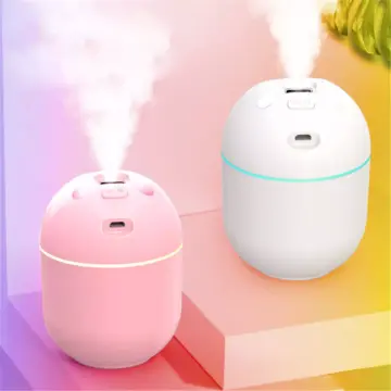 220ML Mini Car Air Humidifier USB Ultrasonic Essential Oil Diffuser Smart  Purifier Home Aroma Anion Mist Maker LED Night Light Car Oil Diffuser