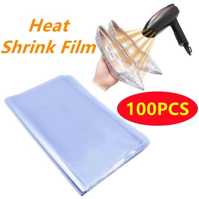 【LZ】✁  100 pces pvc filme de psiquiatra de calor saco de armazenamento saco de psiquiatra de sapato sacos de embalagem de vedação de varejo para cosméticos de mercearia pacote de presente de armazenamento