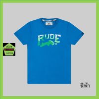 Rudedog เสื้อคอกลม ชาย หญิง สีฟ้า รุ่น Mica