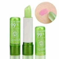 Obuse Moisture Lip Balm OB-1425 ลิปเจลว่านหาง Aloe vera 99% ลิปมันว่านหางแท่งสีเขียว (1แท่ง)