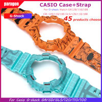 สำหรับ Casioak GA-110 GA100 GA120 GD-120 GD100ซิลิโคนคุณภาพสูงยาง Watchband พร้อมนาฬิกายางสายนาฬิกาผู้ชายนาฬิกาอุปกรณ์เสริม Pin Buckle