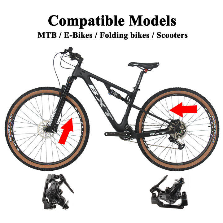 nutt-mechanical-ดิสก์เบรกสำหรับ-mtb-จักรยานด้านหน้าและด้านหลังคาลิปเปอร์เบรค-bmx-ชิ้นส่วนจักรยานเสือภูเขา160มิลลิเมตร180มิลลิเมตร