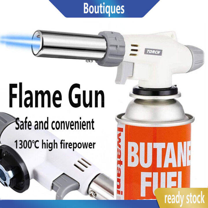 Ready Stock Flaming Gas Torch Gun Butane Burner Welding Flame Gun Outdoor Fire Maker Camping Gas 4971