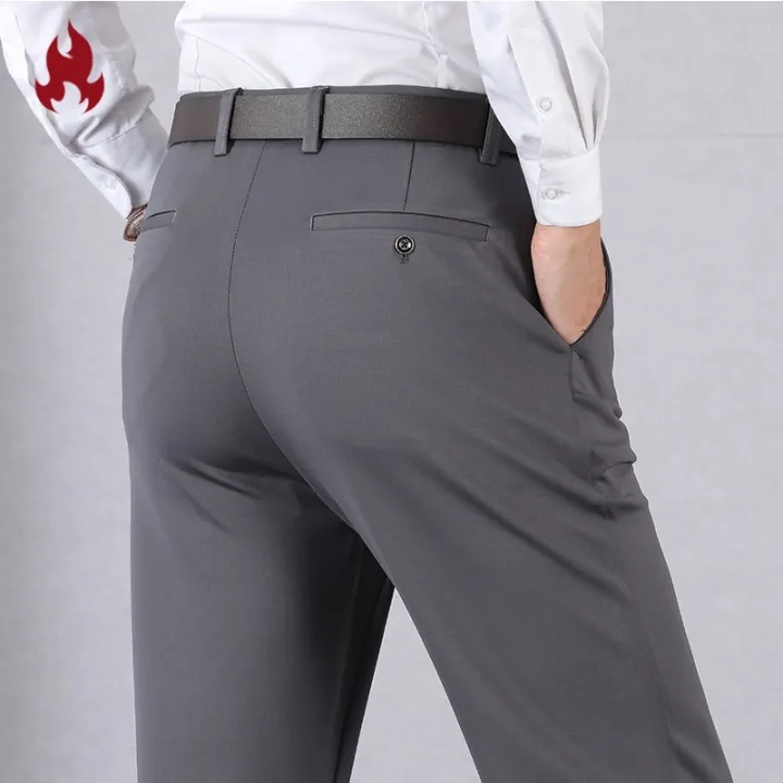 2063-hotman-กางเกงสแล็คชาย-ผ้ายืด-ทรงกระบอกเล็ก-กางเกงใส่ทำงานผช-ลดราคาครั้งใหญ่