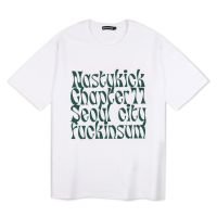 NASTYKICK เสื้อเชิ้ต [NK] KINSUM LOGO TEE White/Black