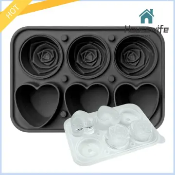 Silicone Ice Cube Tray Bulldog 4 Cavity Bulldog Drink Tray Fun