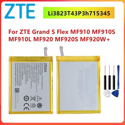 แบตเตอรี่  ZTE Grand S Flex / For ZTE MF910 MF910S MF910L MF920 MF920S LI3823T43P3h715345 +เครื่องมือฟรี รับประกัน 3 เดือน