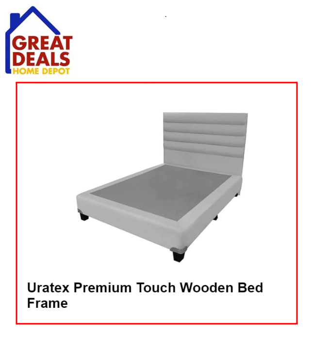 GREAT DEALS Uratex Premium Touch Wooden Bed Frame | Lazada PH