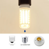 ไฟหลอดไฟข้าวโพด Led สีขาวอบอุ่นสำหรับของตกแต่งบ้านตุ่ม Smd5730 E14 E27 220V หลอดไฟข้าวโพด24 36 48 56 69 72