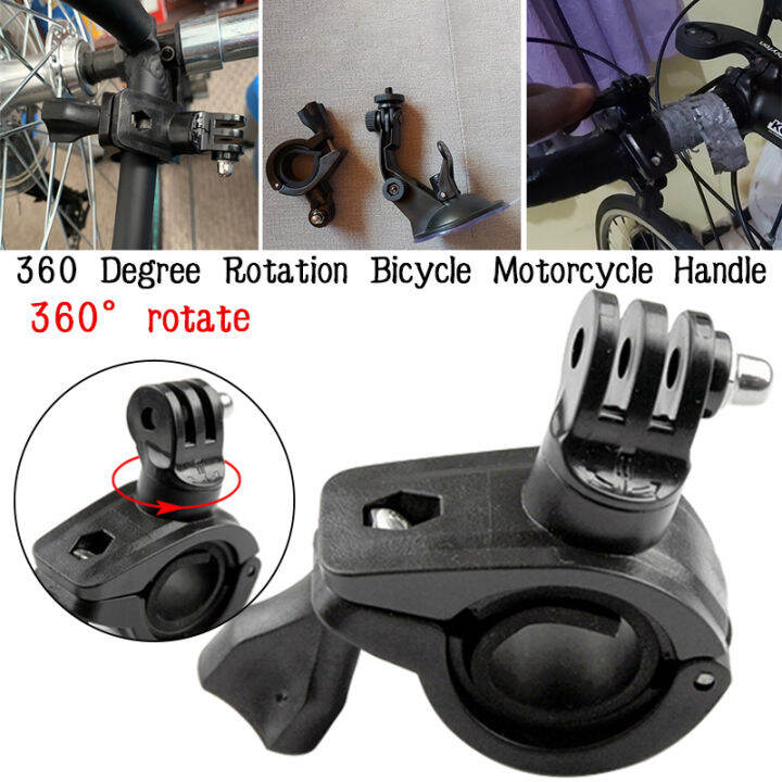 360 Degree Rotation Bike Bicycle Motorcycle Handlebar Handle Bar Mount Holder For Gopro Hero 8 7