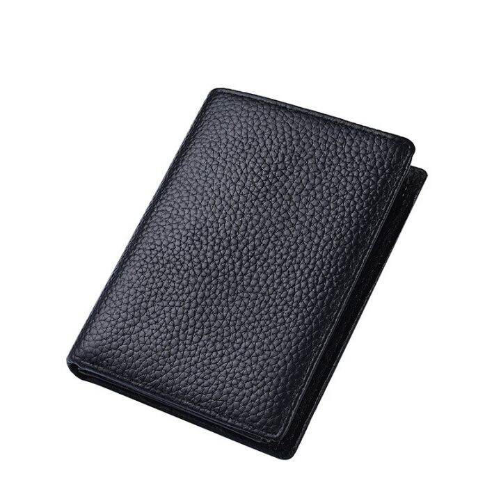 lychee-pattern-cowhide-leather-mens-wallets-id-credit-card-holders-short-coin-purses-money-bag-clip-driver-license-cover-card-holders