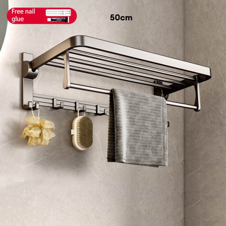 towel-rack-bathroom-space-aluminium-punch-free-bathroom-rack-wall-mounted-bathroom-towel-rack-wub